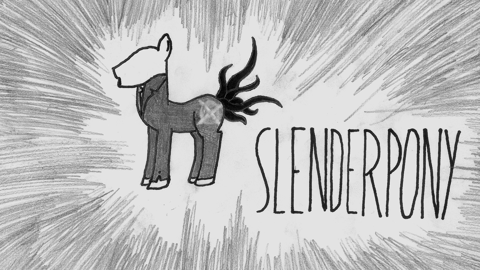 Slender Pony illustration