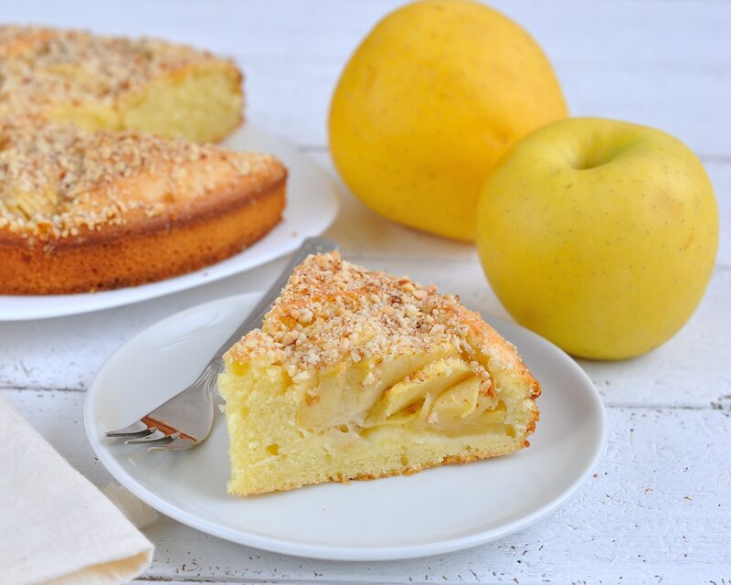 Slice of Apple Cake — Yellow, Calm