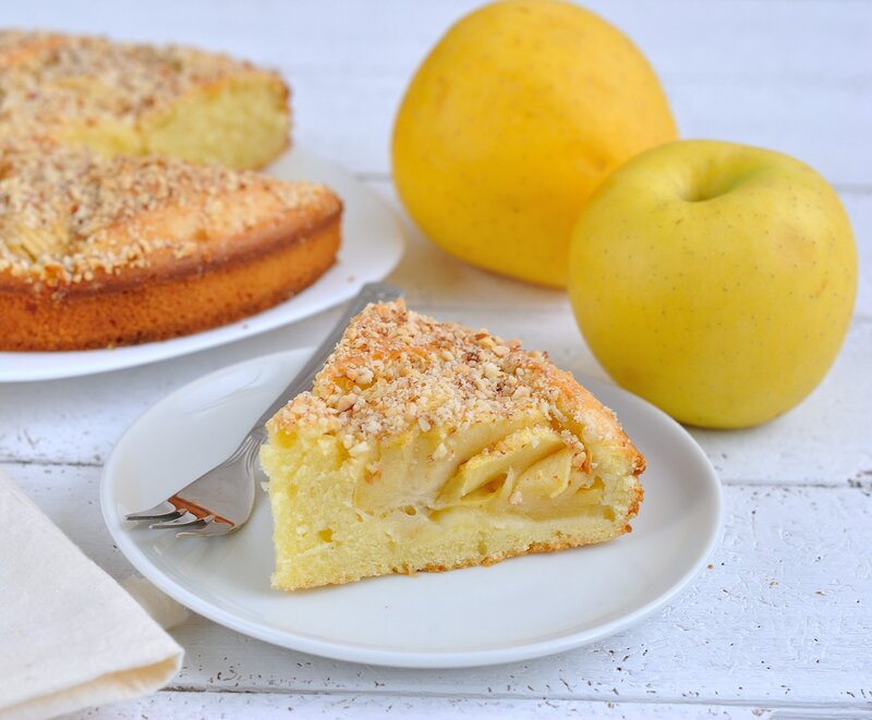 Slice of Apple Cake — Yellow