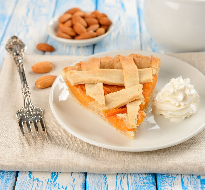 Slice of Apricot Pie