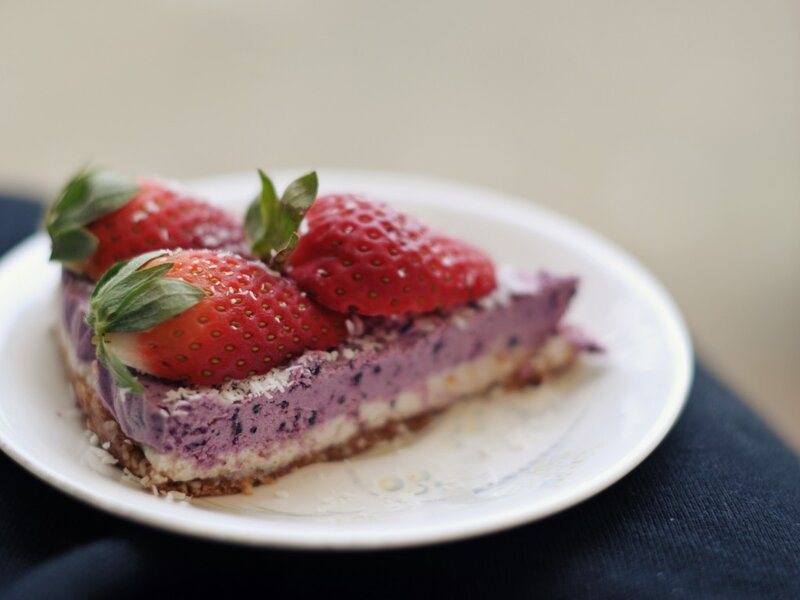 Slice of Berry Tart — Purple