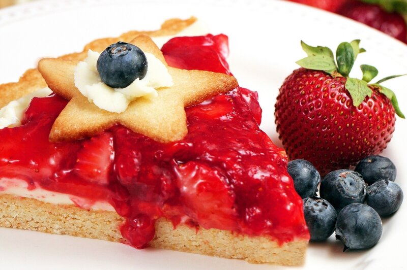 Slice of Berry Tart
