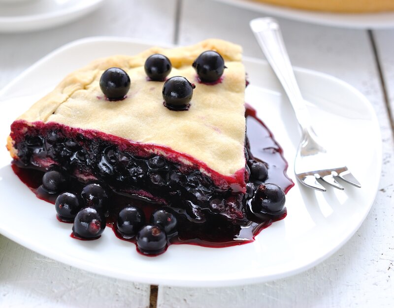 Slice of Blueberry Pie