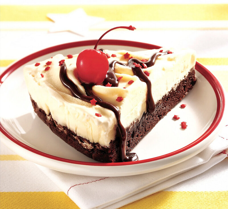 Slice of Brownie Dessert