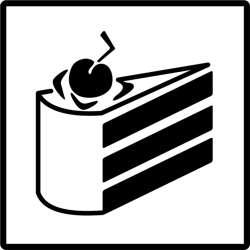 slice of cake with cherry