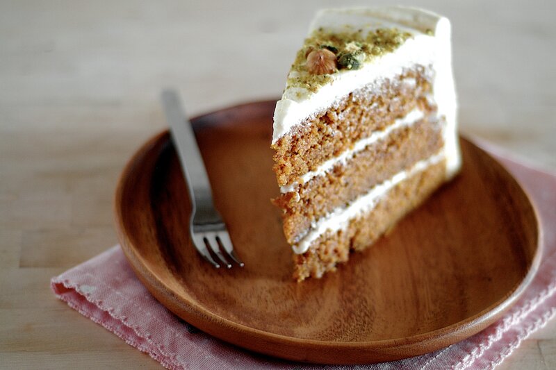 Slice of Carrot Cake — Brown