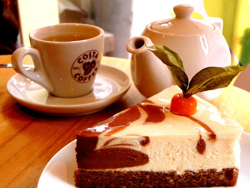 Slice of Cheesecake — Brown