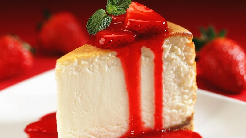Slice of Cheesecake — Red