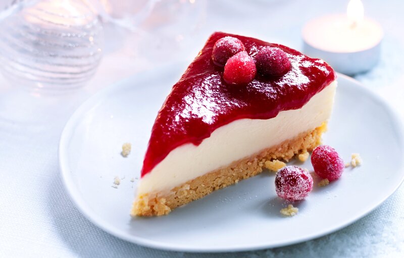 Slice of Cheesecake — White, Calm, Night