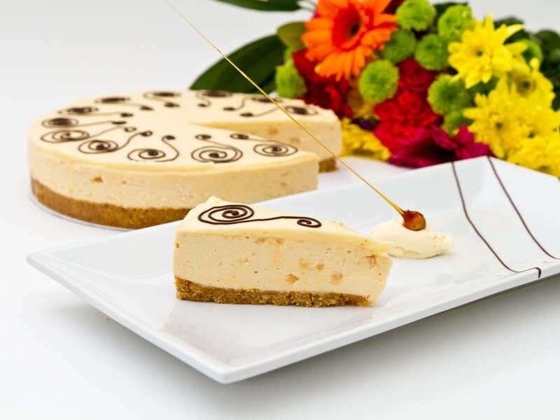 Slice of Cheesecake — White, Delicate