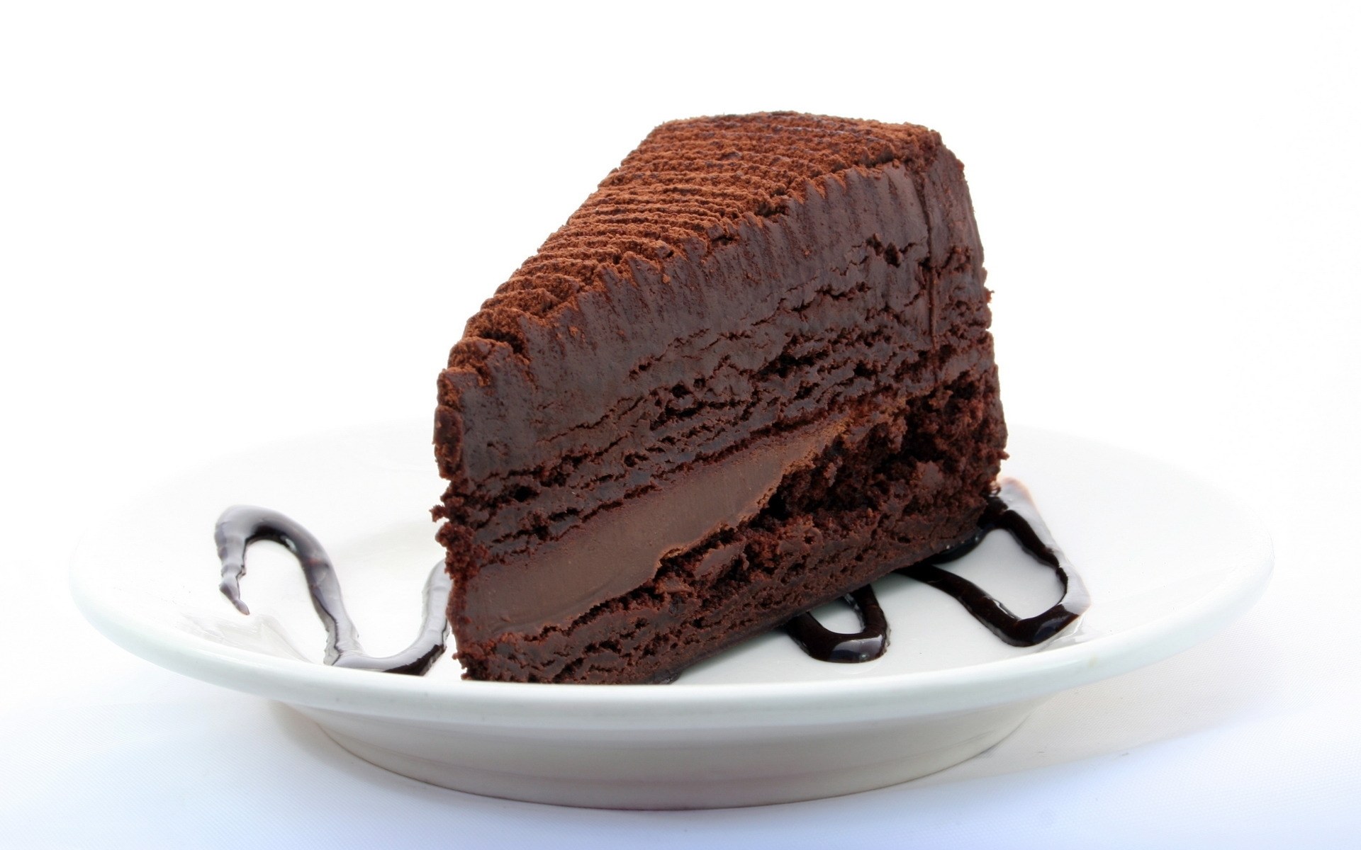 slice of chocolate cake