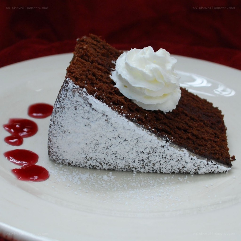 slice of chocolate cake