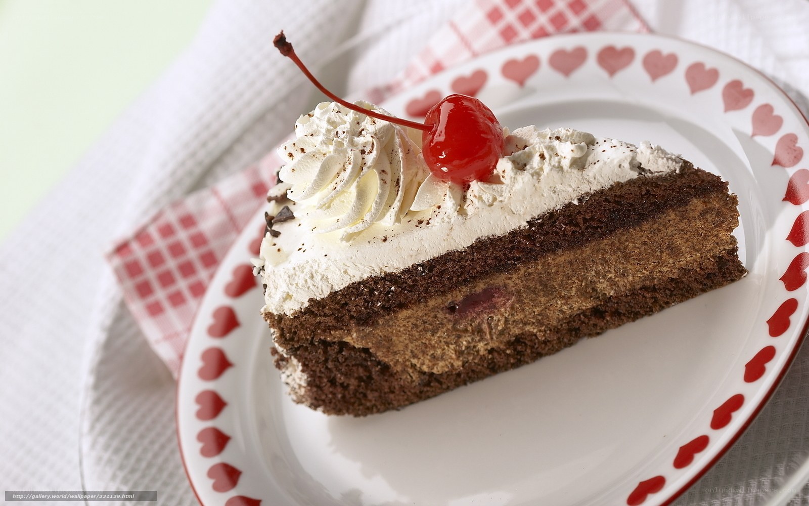 slice of chocolate cake