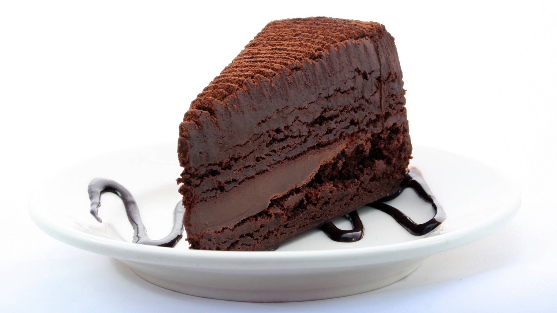 slice of chocolate cake