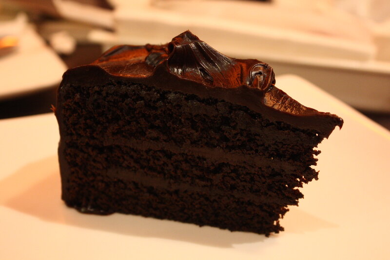 Slice of Chocolate Cake — Brown, Neutral, Photograph
