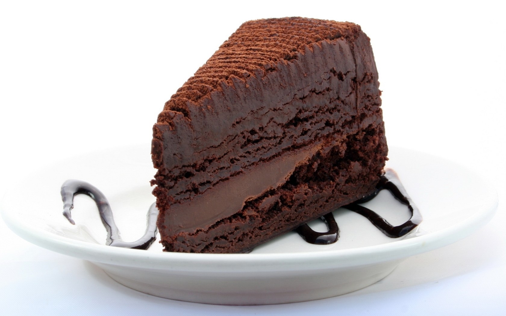slice of chocolate cake