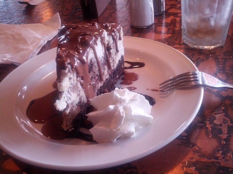Slice of Chocolate Cheesecake — Brown, Indoor