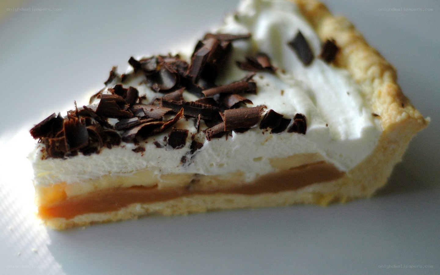 slice of chocolate pie