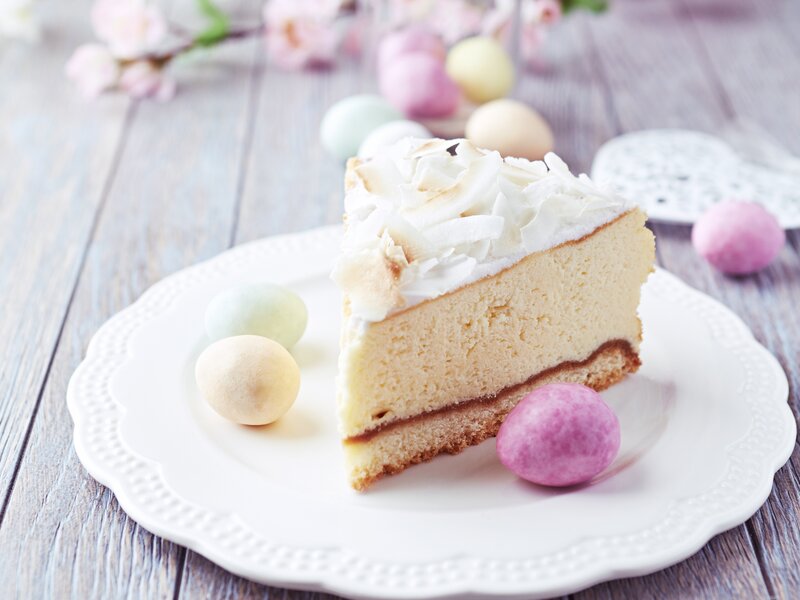 Slice of Coconut Cake