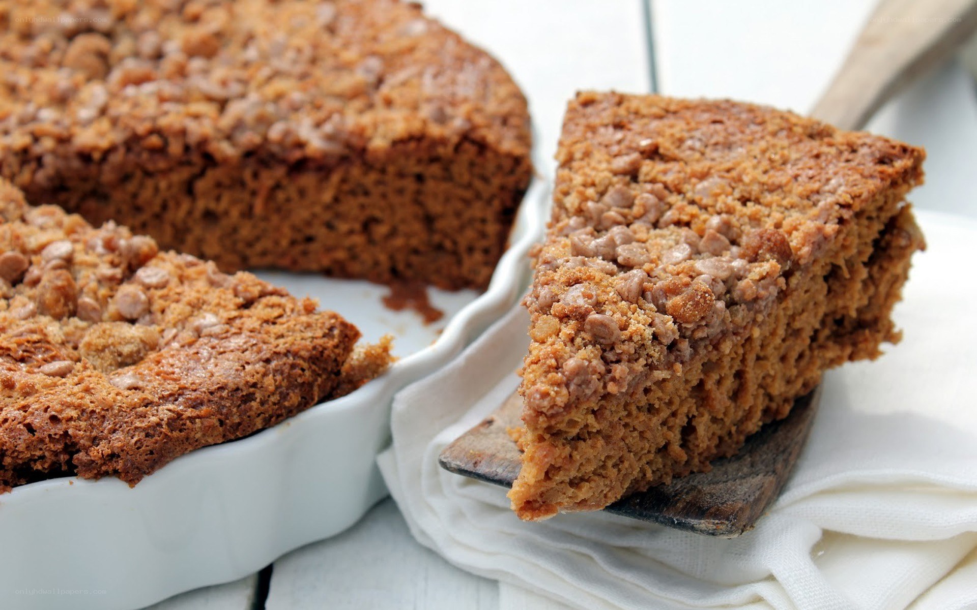 slice of coffee cake