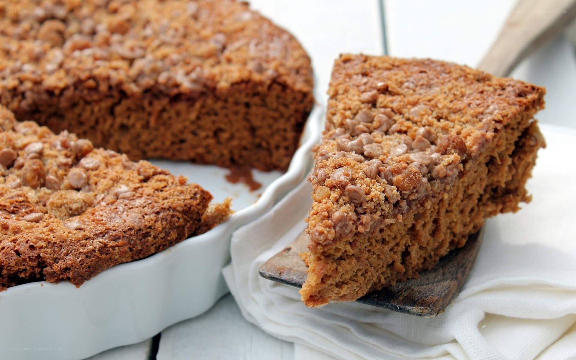 slice of coffee cake
