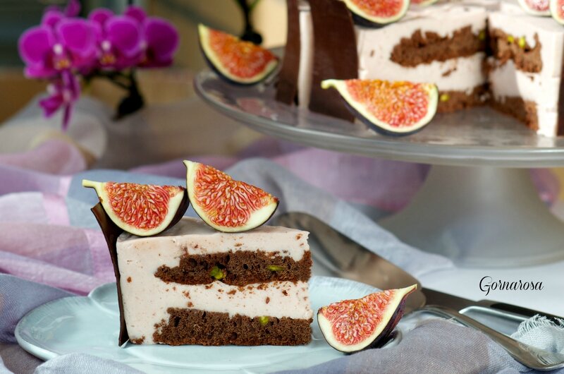 Slice of Fig Cake