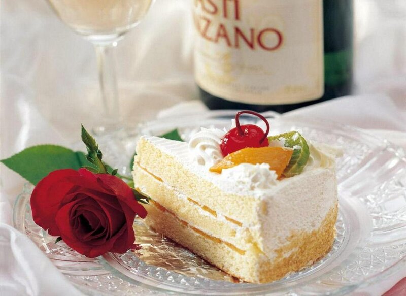 Slice of Fruit Cake