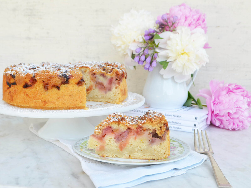 Slice of Fruit Cake — White, Serene