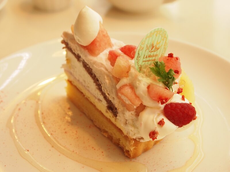Slice of Fruit Tart — White