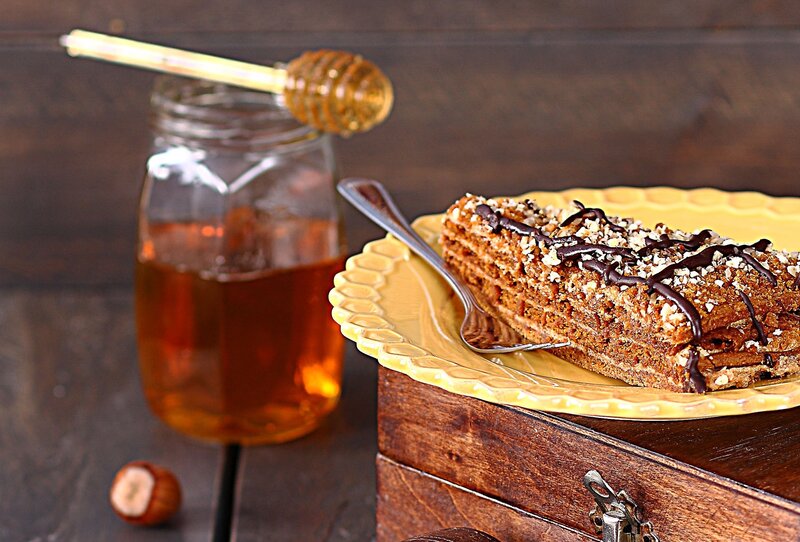 Slice of Honey Cake