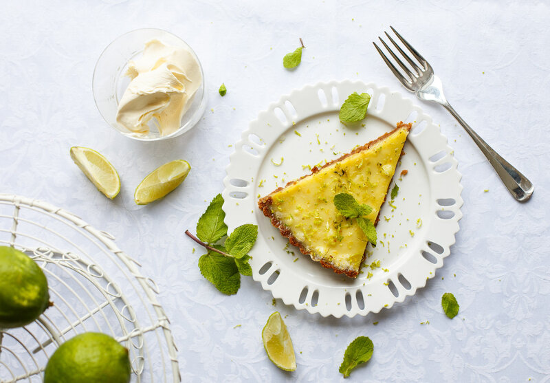 Slice of Key Lime Tart