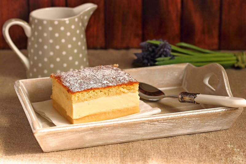 Slice of Layered Cake — Beige