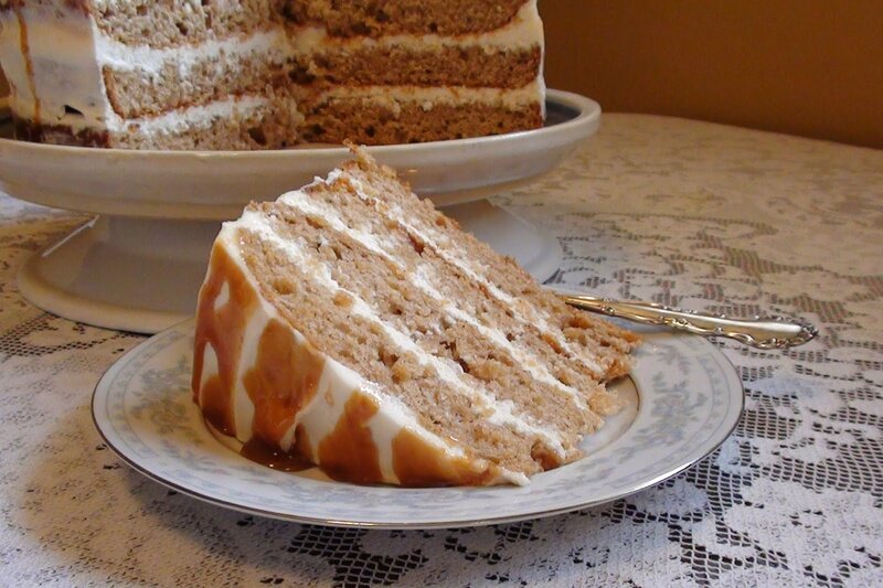 Slice of Layered Cake — Brown, Homely