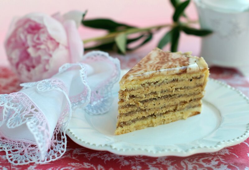 Slice of Layered Cake — Pink, Calm