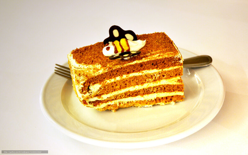 Slice of Layered Cake — White, Neutral
