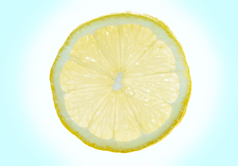 slice of lemon fruit