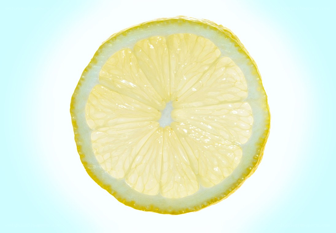 slice of lemon fruit