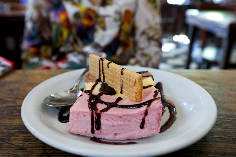 Slice of Pink Ice Cream