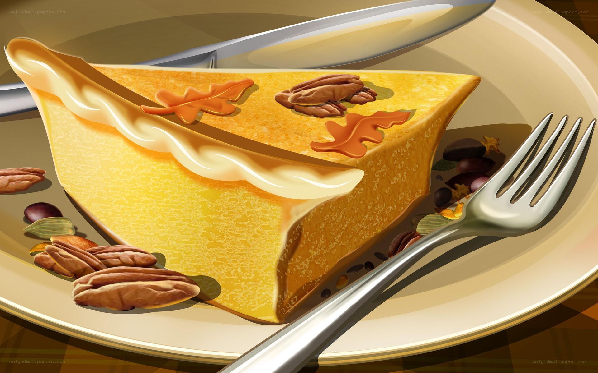 slice of pumpkin pie
