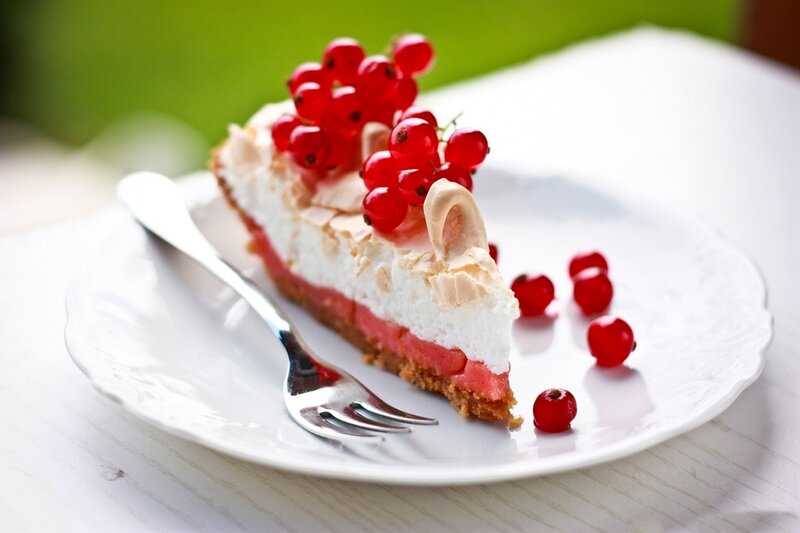 Slice of Red Currant Tart