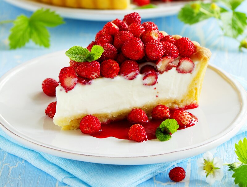 Slice of Strawberry Tart