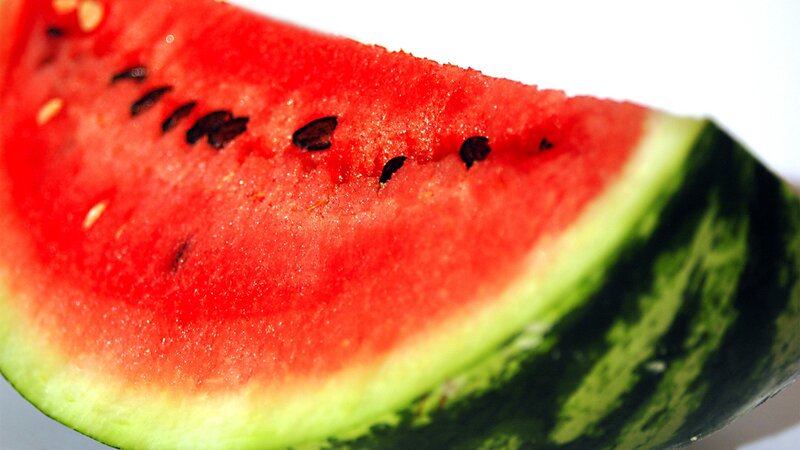 slice of watermelon fruit
