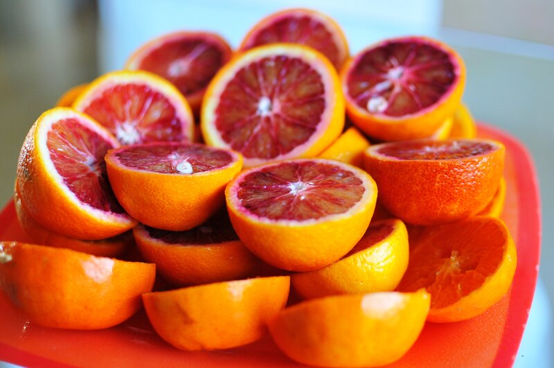 Sliced Blood Oranges