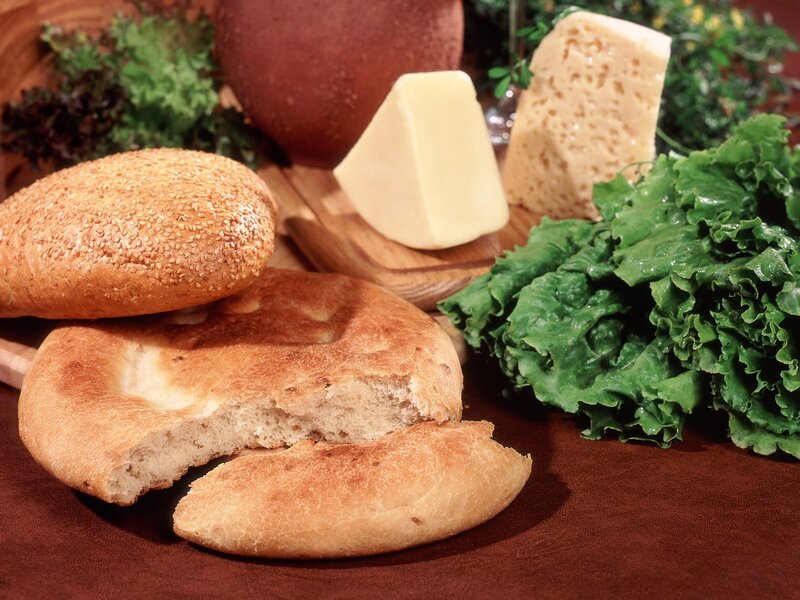Sliced Bread with Cheese