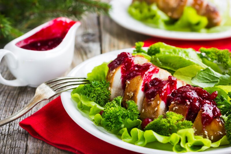 Sliced Chicken with Sauce
