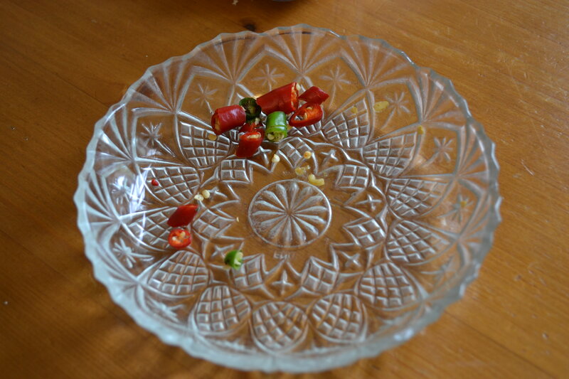 Sliced Chili Peppers