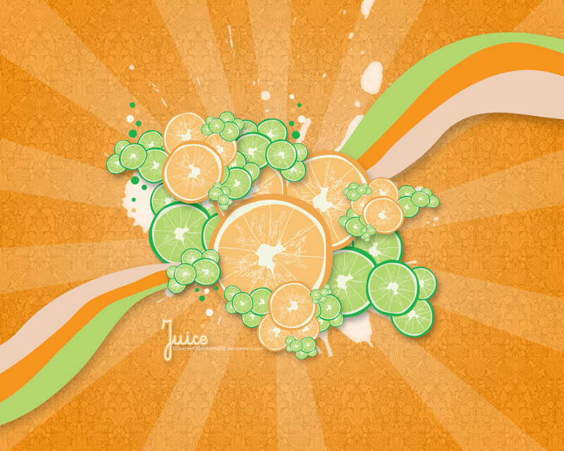 Sliced Citrus Fruits — Orange, Vibrant, Digital Art, Oranges