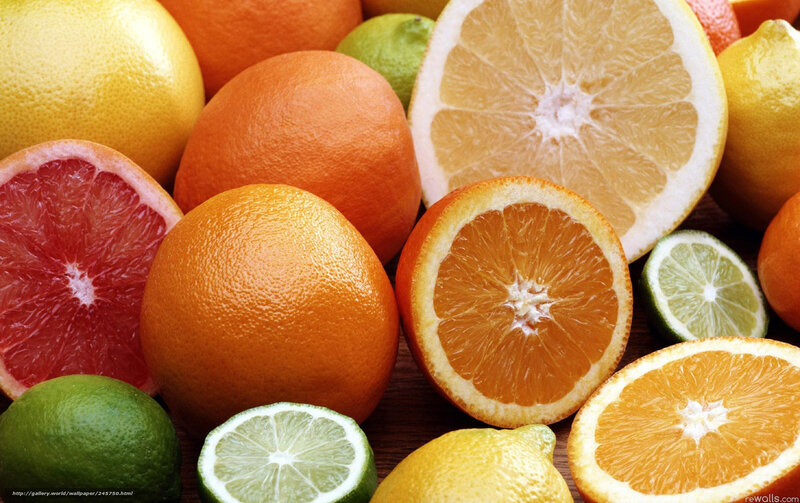 Sliced Citrus Fruits — Orange, Vibrant