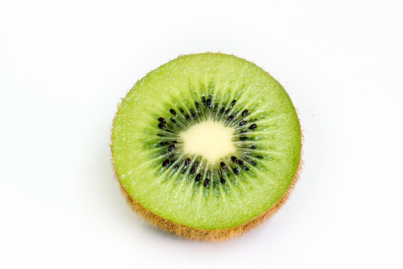 Sliced Kiwi Fruit — Green, Neutral, Photograph