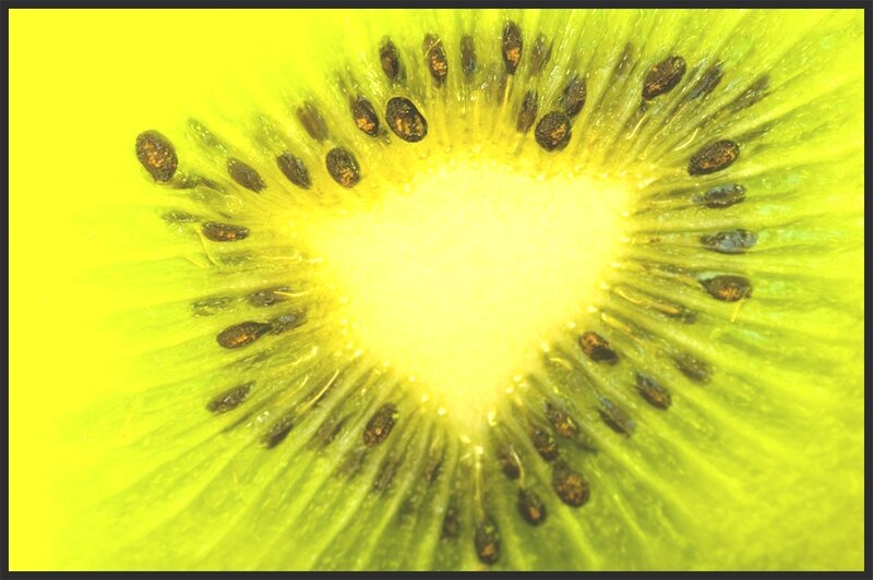 Sliced Kiwi Fruit — Yellow